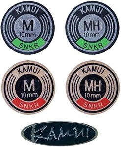 KAMUI Black Snooker Tip (Medium-Hard) (10mm)