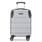 WENGER Static-Pro Carry-on Hardside Suitcase, 33 litres, Grey, Swiss Designed-Blend of Style & Function, 612049