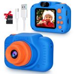 POSO Kids Camera for Boys with 32GB SD Card,1080P HD Digital Camera for Kids,2.0 Inch Screen Video Childrens Camera Toddler Selfie Camera, Birthday Christmas Toys Gifts for 3-10 Years Old Girls Boys