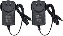 2-Pack AC to DC 12V 3A Power Supply Adapter, Plug 5.5mm x 2.1mm for CCTV Camera DVR NVR