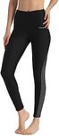 Ubestyle UPF 50+ High Waist Women's Surf Water Leggings Swim Tights Sun Protective - Multi - Large