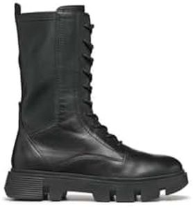 Geox D Vilde, Bota de Tobillo Mujer, Negro, 38 EU