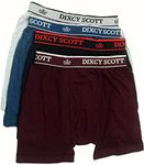 Dixcy Scott Cotton Plain/Solid Assorted Men's Trunk/Underwear - Pack of 4 (#Cross-Trunk-105 CM) (Color & Prints May Vary)