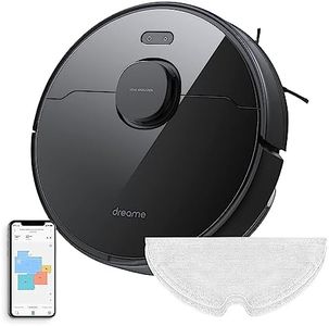 dreame D9 Max Robotic Vacuum Cleaner and Mop, 4000Pa Strong Suction, DreameBot Vacuum Robot Sweep and Mop 2-in-1, Multi-Floor Mapping, Lidar Navigation, Alexa/App/WiFi, Ideal for Pet Hair