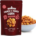 Three Amigos Corn Nuts Suger Free, 100% Vagan, Peanut Free Non-GMO (All Natural Ingredients) Guilt-Free snacking Toasted Corn Kernels in Reseable Bag - Crunchy & Munch Snack (12 OZ) (12 oz, Smooked BBQ)