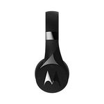 Motorola Pulse Escape+ Over-Ear Wired/Wireless Bluetooth Headphone with Microphone - Black, with Alexa built-in