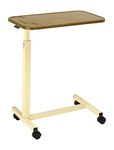 DAYS Overbed Table, Portable Desk with Castor Wheels, Writing Surface to Use in Bed or a Wheelchair, Mobility Aid, Mobile Desk with Adjustable Height 75 cm - 106 cm