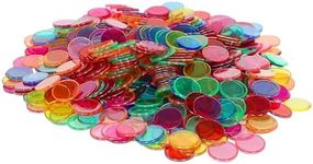 POPULAR PLAYTHINGS 500 Steel Ringed Bingo Chips - Durable Metal Edge Counting Chips for Classroom Learning, Bingo Games, and Educational Activities