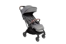Maxi-Cosi Eva³ Lightweight Baby Stroller,0-4 Years, Automatic One-Hand Fold, Flat Recline,Carry Strap,Puncture-Proof Wheels,5-Point Harness,Mosquito Net,Bumper Bar, Compact &Travel-Friendly Pram- Grey