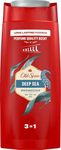 Old Spice Deep Sea Shower Gel & Shampoo For Men 675 ml, 3-in-1 Body-Hair-Face Wash, Long-lasting Fresh