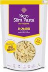 Eat Water Slim Pasta Fettuccine No Drain 200 Gram Paleo Diet and Vegan | Fat Free Zero Sugar, Food, Low Carbs (Fettuccine, Pack of 5)