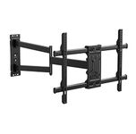 FORGING MOUNT TV Wall Bracket with 840mm of Smooth Extension Plus Corner TV Bracket Wall Mount for 32-75" up to 45 kg, Long Reach Arm with Tilt, Swivel, Full Motion TV Wall Mount, Max VESA 600x400mm