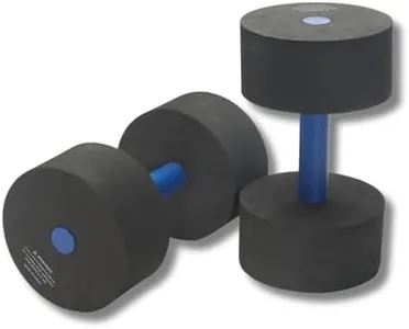 Sporti Aquatic Fitness Heavy Dumbbells Water Weights - Black