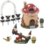 Juvale Mini Garden Gnome Fairy Vill