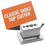 Cigar Essentials Classic Table Top or Desktop Quad Cigar Cutter - Features Four Cutting Options Straight or V-Cut for 52-60 Ring Gauge Cigars
