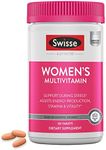 Swisse Premium Ultivite Daily Multivitamin for Women | Energy & Stress Support, Rich in Antioxidant & Minerals | Vitamin A, Vitamin C, Vitamin D, Biotin, Calcium, Zinc & More | 120 Tablets