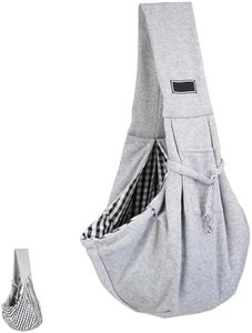 Puppy Carrier Sling Dog Carry Sling Cat Sling Carrier Pet Carriers For Dogs Reversible Carrier And Hand-Free Pet Sling Carrier Walking Outdoor Travel dog carrier For Cats And Dogs