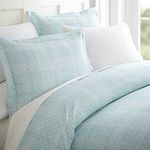 Celine Linen Luxury Silky Soft Coziest 1500 Thread Count Egyptian Quality 2-Piece Duvet Cover Set |Polka Dot Pattern| Wrinkle Free, Twin/Twin XL, Aqua