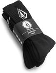 Volcom Full Stone 3 Pack Socks - Black