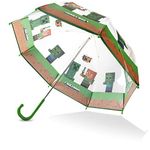 Minecraft Kids Umbrella, Folding Clear Dome or Telescopic Travel Umbrella (Transparent)