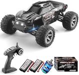 dexinco 1:14 Remote Control Car, 55 km/h High Speed RC Car, Waterproof 4x4 Hobby RC Monster Truck, 2000 mAh Battery, Competitive with Brushless Remote Controlled Car