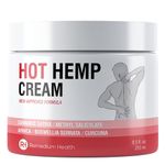 Remedium Health Active Hot Hemp Cream Natural Formula for Joints, Muscles, Neck, Shoulders, Elbows, Back, HIPS, and Knees. Deep Heat Sensation. Rich in Natural Extracts. (250ml)