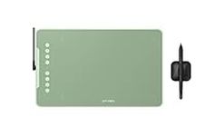 XPPen Drawing Tablet Graphics - Deco 01 V2 10x6.25 Inch Digital Drawing Pad with 8192 Levels Pressure Battery-Free Stylus and 8 Shortcut Keys (Green)