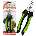 Dog Nail Clippers with Safety Guard - Superior Sharpness - Designed by Vets - Suitable for Large Dogs - Stainless Steel Dog Claw Clippers