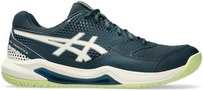 ASICS Men's Gel-Dedicate 8 Pickleball Shoes, Tranquil Teal/Cream, 9.5