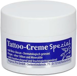 Pegasus Pro Tattoo Pflege Creme spezial, 250 ml - vegane Tattoopflege, ohne Mineralöl