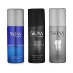 Skinn By Titan Unisex Premium Fresh Deodorant Spray Premium Range For Him (Pack Of 3-150Ml Each)