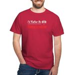 CafePress Rather Be Watching Formula One Dark T Shirt Men's Traditional Fit Dark Casual Tshirt Cardinal