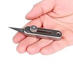 NBGDY Small Utility Knife with 5 Replaced Blades, Keychain Knife, Small Pocket Knife,EDC Package Opener Box Cutter Knife (KPQ-1050)