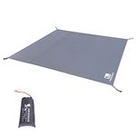 HIKEMAN Waterproof Camping Tarp Portable Tent Footprint with Drawstring Bag Ground Cloth for Outdoor Hiking Picnic (L-83”x71”)