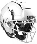 Schutt F7 2.0 Professional Football Helmet, TROPO SW NB VC Facemask Attached, Medium, White