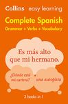 Easy Learning Spanish Complete Grammar, Verbs and Vocabulary (3 books in 1): Trusted support for learning (Collins Easy Learning Spanish)