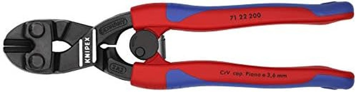 KNIPEX 7122200 Comfort Grip Angled High Leverage Cobolt Cut