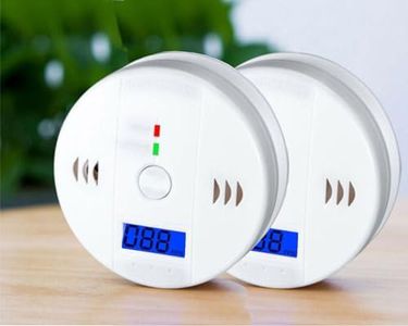 Carbon Monoxide Detectors Alarm, CO Alarms for Basements Kitchen Travel Home Office House Bedroom Living Room Car, Battery Operated. (2-Pack)