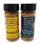 The Keg Summer Seasoning Bundle - Includes The Keg Steak Seasoning (180 g) and The Keg Burger Seasoning (165 g)