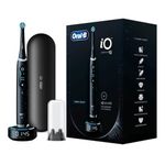 Oral-B iO Series 10 Electric Toothbrush, 7 Cleaning Modes for Dental Care, iOSense, Colour Display, Charging Travel Case, Designed by Braun, Cosmic Black