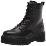 Steve Madden Women's Bettyy1 Combat Boot, Black, 7 UK