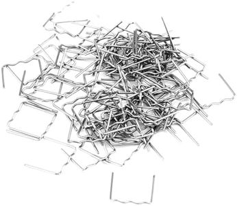 Keenso 100pcs 0.8mm Hot Staples, Car Bumper Repair Pre Cut Bodywork Plastic Hot Staples Welding Staples Repair Tool Kit 3 (S 100pcs)