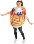 Fluffy Pancakes Halloween Costume - One Size Gourmet Breakfast Food Outfit