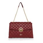 Lavie Quilt Eden Women's Flap Satchel (Wine)