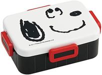 Skater YZFL7AG Ag+ Silver Ion Antibacterial 4-Point Lock Lunch Box, 22.0 fl oz (650 ml), Snoopy Face, Peanuts, Made in Japan