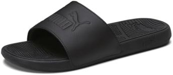 PUMA Men's Cool Cat 2.0 Slide Sandal, Black, 12