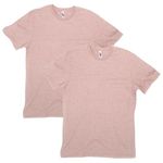 American Apparel CVC T-Shirt, Style G2001CVC, 2-Pack, Heather Blush (2-Pack), Medium