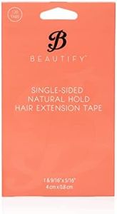 Single-Sided Natural Hold Extension Tape | Adhesive Tape for Easy Install and Removal | 120 Pieces Per Pack
