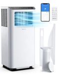 Pro Breeze 4-in-1 Portable Air Conditioner 9000 BTU – Smart Home WiFi Compatible - 24 Hour Timer & Window Venting Kit Included. Powerful Air Conditioning Unit with Class A Energy Efficiency Rating