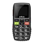 artfone C1 Unlocked Senior Big Button Mobile Phone for Elderly With SOS Emergency Button,1400mAh Battery